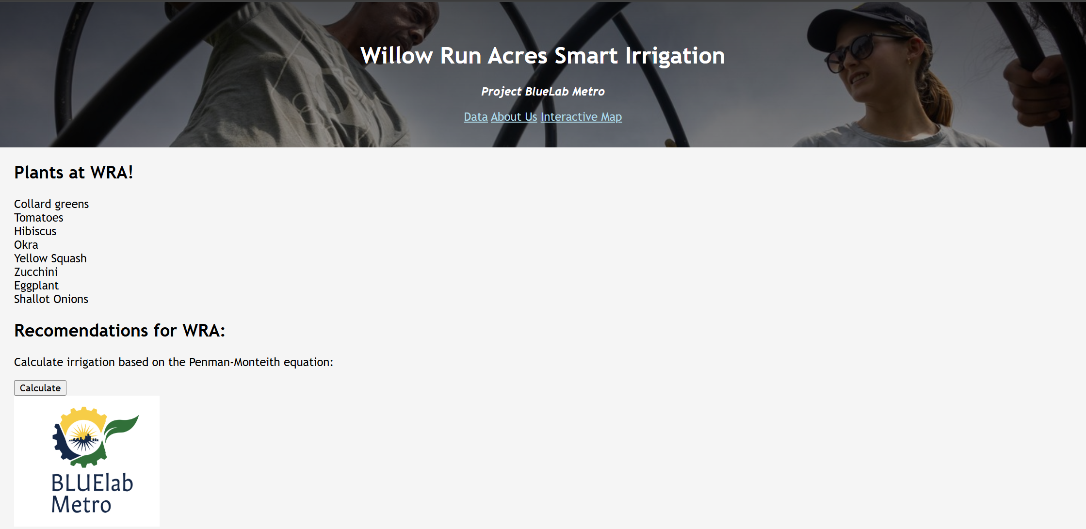 BLUELab Smart Irrigation